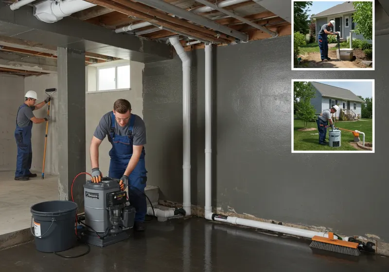 Basement Waterproofing and Flood Prevention process in Lyndhurst, VA